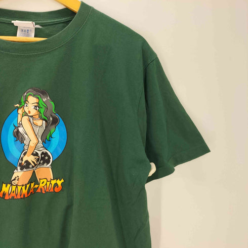 maina MAINA-RITS ガールプリント Tシャツ メンズ JPN:XL