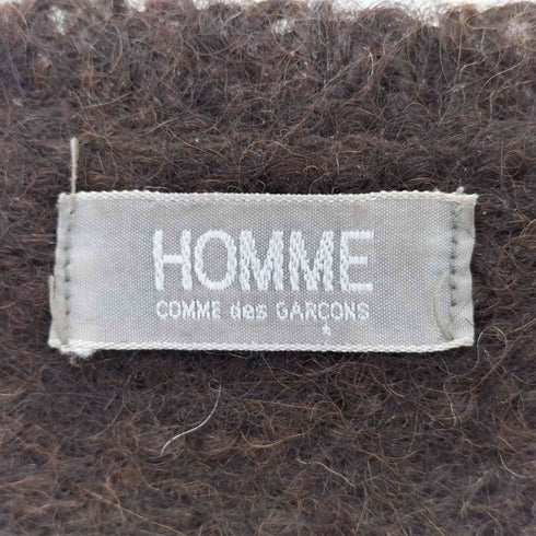 コムデギャルソンオム COMME des GARCONS HOMME 80s デカオム ルーズネックニット メンズ