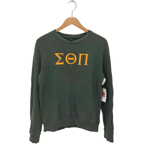 アーペーセー A.P.C. ロゴプリント クルーネックスウェット メンズ import:XS