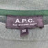 アーペーセー A.P.C. ロゴプリント クルーネックスウェット メンズ import:XS