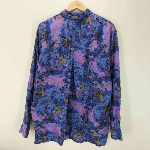 NEWFAST 総柄 L/S シルク シャツ メンズ import:L