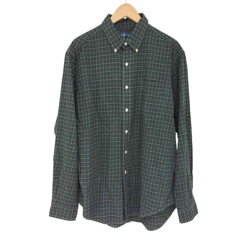 ラルフローレン RALPH LAUREN CLASSIC FIT ポニー刺繍 ボタンダウン シャツ メンズ import:L