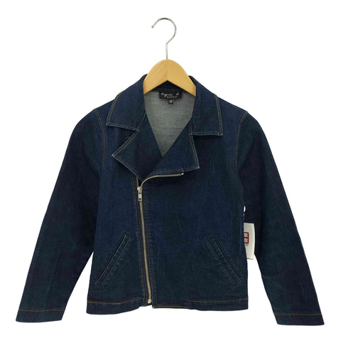 アニエスベーアンファン agnes b. ENFANT デニムライダースジャケット レディース 10