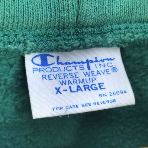 チャンピオン Champion REVERSE WEAVE 青単色タグ復刻 プルオーバーパーカー メンズ import:XL