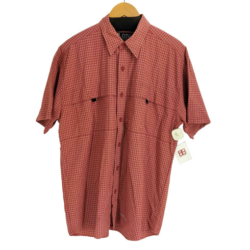 エディーバウアー Eddie Bauer 90-00S LEGEND チェック S/S シャツ メンズ import:M