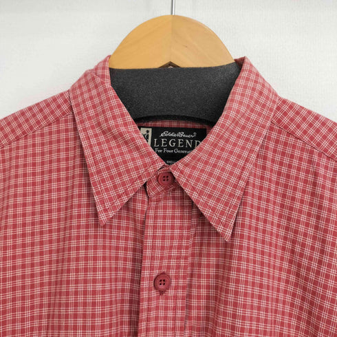エディーバウアー Eddie Bauer 90-00S LEGEND チェック S/S シャツ メンズ import:M