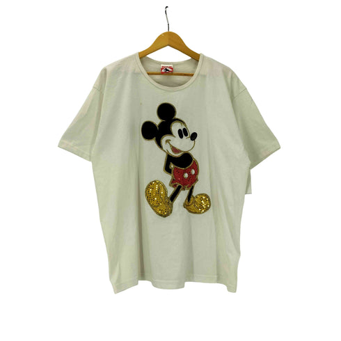 キャラクター ラメ ストーン Tシャツ 黄足 メンズ ONE SIZE