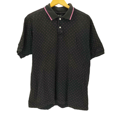 ステューシー Stussy 00S AUTHENTIC GEAR スター 総柄 鹿の子 ポロ シャツ メンズ import:XL