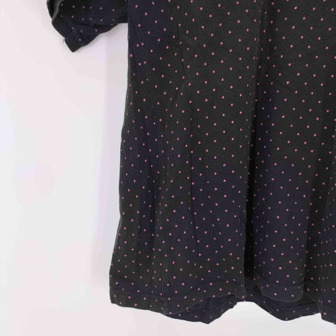 ステューシー Stussy 00S AUTHENTIC GEAR スター 総柄 鹿の子 ポロ シャツ メンズ import:XL