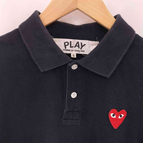 プレイコムデギャルソン PLAY COMME des GARCONS ハートワッペン S/S ポロシャツ メンズ S