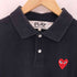 プレイコムデギャルソン PLAY COMME des GARCONS ハートワッペン S/S ポロシャツ メンズ S