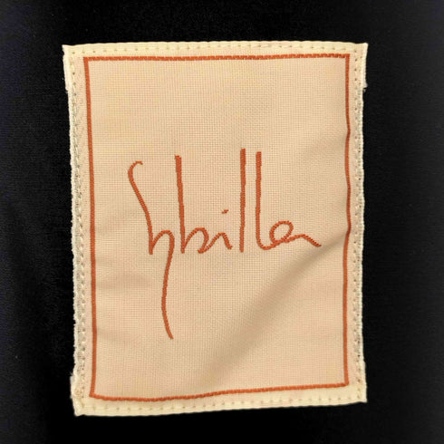 シビラ Sybilla ベルト付き プリーツスカート ノースリーブ Aライン ワンピ―ス レディース import:L