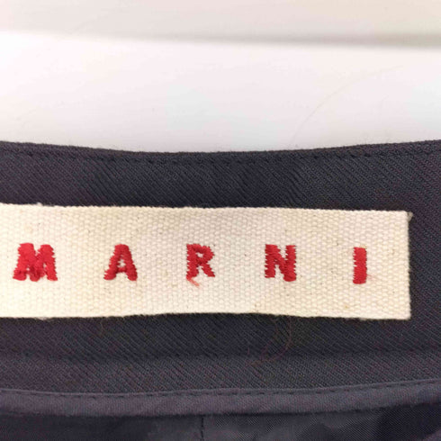 マルニ MARNI ウール混 クロップドパンツ レディース 38