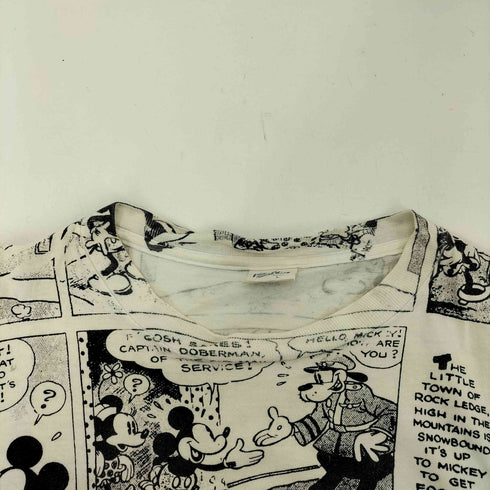 90S USA製 Velva Sheen ボディ コミカル キャラクタープリント Tシャツ 袖シングル メンズ import:L