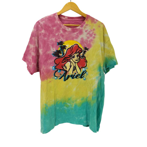 キャラクタープリント タイダイ 総柄 Tシャツ メンズ import:XL