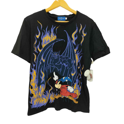 キャラクタープリント ヴィランズ ファンタジア Tシャツ メンズ import:L