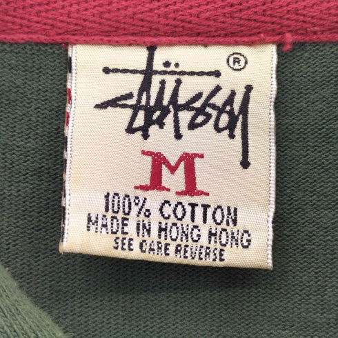 ステューシー Stussy 90s OLD SPORT ラガーシャツ メンズ M
