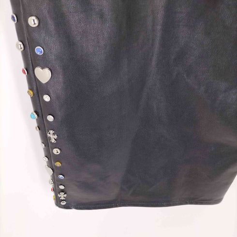 BLOOMYARD Fake LeatherSide Studs Pants メンズ JPN:M