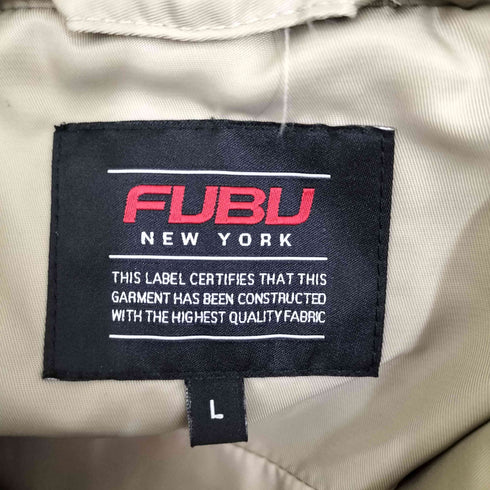 フブ FUBU SHORT NYLON TWILL PUFFER JACKET メンズ import:L
