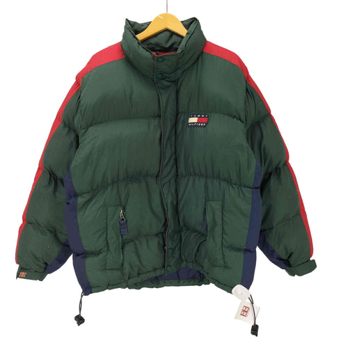 トミーヒルフィガー TOMMY HILFIGER ロゴ ワッペン アームライン ダウン ジャケット メンズ import:XL