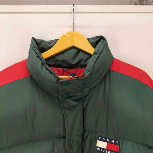 トミーヒルフィガー TOMMY HILFIGER ロゴ ワッペン アームライン ダウン ジャケット メンズ import:XL