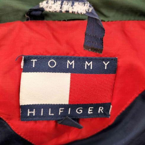 トミーヒルフィガー TOMMY HILFIGER ロゴ ワッペン アームライン ダウン ジャケット メンズ import:XL