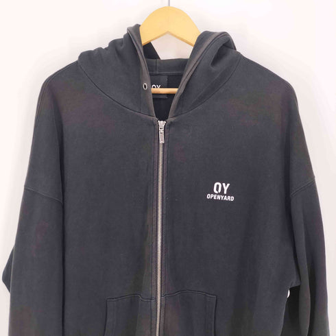 オーワイ OY グラフィック 両面ロゴプリント ダブルジップアップパーカー メンズ import:L