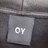 オーワイ OY グラフィック 両面ロゴプリント ダブルジップアップパーカー メンズ import:L