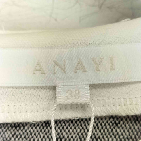 アナイ ANAYI フレアスリーブ ジャガード ワンピース レディース JPN:38