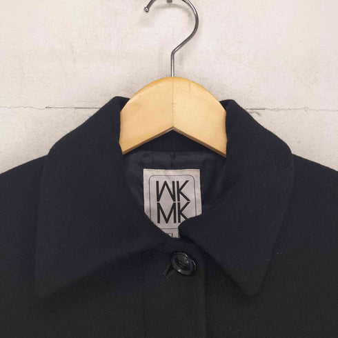 ミッシェルクラン MICHEL KLEIN ウール比翼ステンカラーコート レディース JPN:38