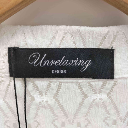 アンリラクシング unrelaxing ビッグシルエット レースシャツ シアーシャツ メンズ FREE
