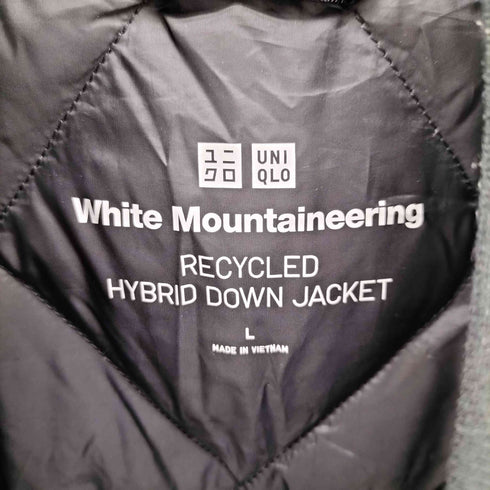 ホワイトマウンテニアリング WHITE MOUNTAINEERING リサイクル ハイブリッド ダウン ジャケット メンズ JPN:L