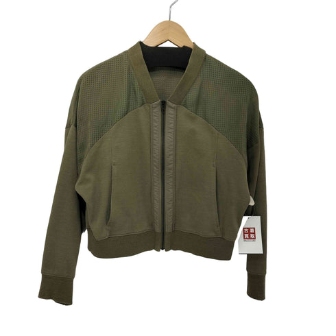 Greenwich Avenue リネン シアー メッシュ 切替 ブルゾン レディース JPN:9号