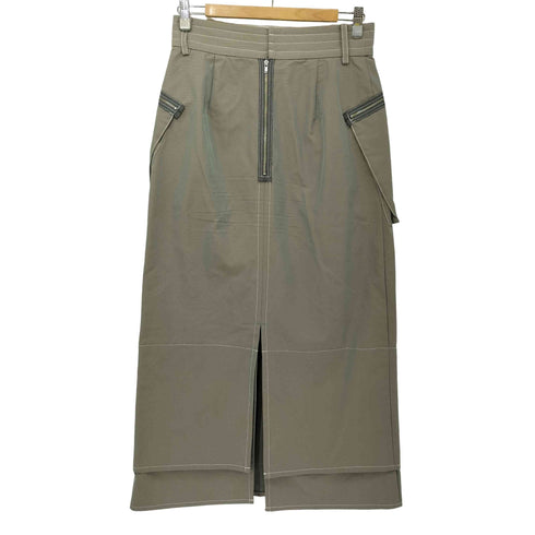 レイビームス Ray BEAMS 24SS ジップ ポケット タイト スカート レディース