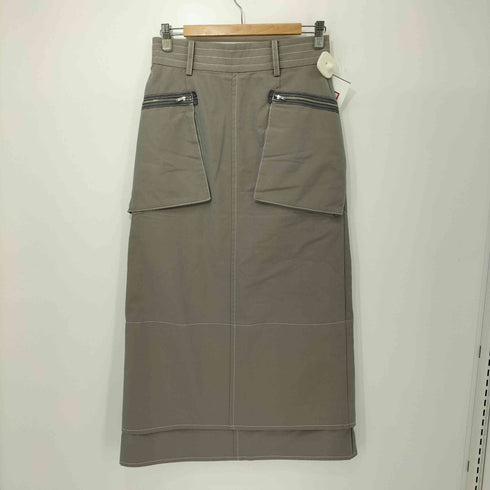 レイビームス Ray BEAMS 24SS ジップ ポケット タイト スカート レディース
