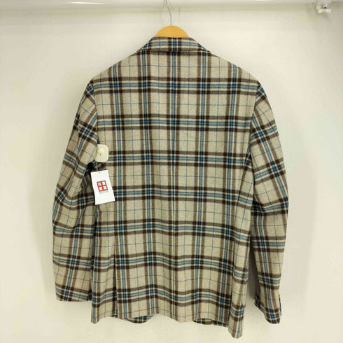 ヴィタルバルベリスカノニコ VITALE BARBERIS CANONICO チェックテーラードジャケット メンズ