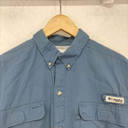 コロンビア Columbia PFG フィッシングシャツ コットン ボタンダウン メンズ import:M