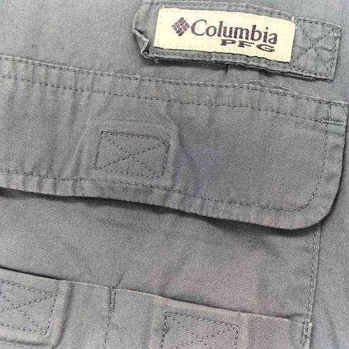 コロンビア Columbia PFG フィッシングシャツ コットン ボタンダウン メンズ import:M