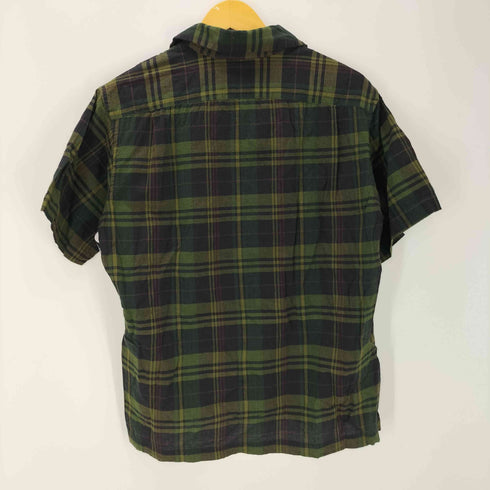 D.C.WHITE INDIAN CLERK SHIRTS GREEN インディアン チェック シャツ メンズ JPN:S