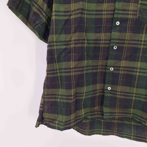 D.C.WHITE INDIAN CLERK SHIRTS GREEN インディアン チェック シャツ メンズ JPN:S