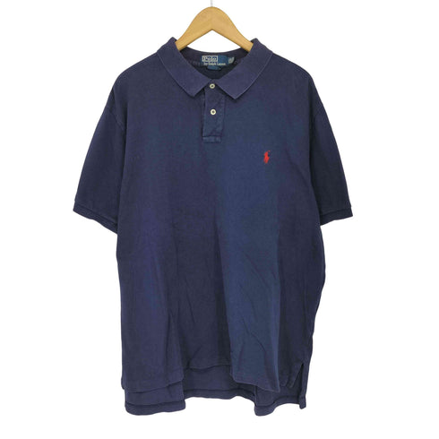 ポロバイラルフローレン Polo by RALPH LAUREN 00s ロゴ刺繍 ポロシャツ メンズ import:XXL