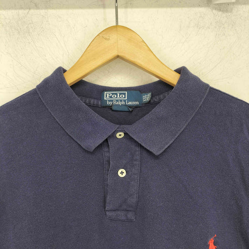 ポロバイラルフローレン Polo by RALPH LAUREN 00s ロゴ刺繍 ポロシャツ メンズ import:XXL