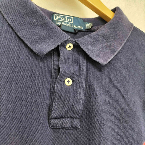 ポロバイラルフローレン Polo by RALPH LAUREN 00s ロゴ刺繍 ポロシャツ メンズ import:XXL