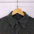 ユーエスアーミー U.S. ARMY OG-107 UTILITY SHIRT ユーティリティー ミリタリー シャツ 後染め 袖レザーパイピング メンズ