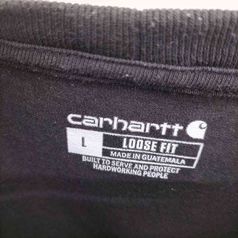 カーハート Carhartt 00S 胸ポケット ロゴパッチ クルーネックTシャツ メンズ import:L