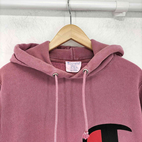 チャンピオン Champion 00s reverse weave スリーブプリント ロゴ刺繍 パーカー メンズ import:S