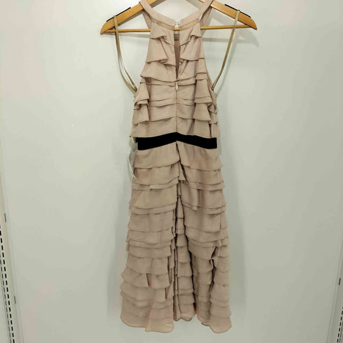 ビーシービージーマックスアズリア BCBG MAXAZRIA USA製 フリルデザイン ノースリーブ ワンピース レディース