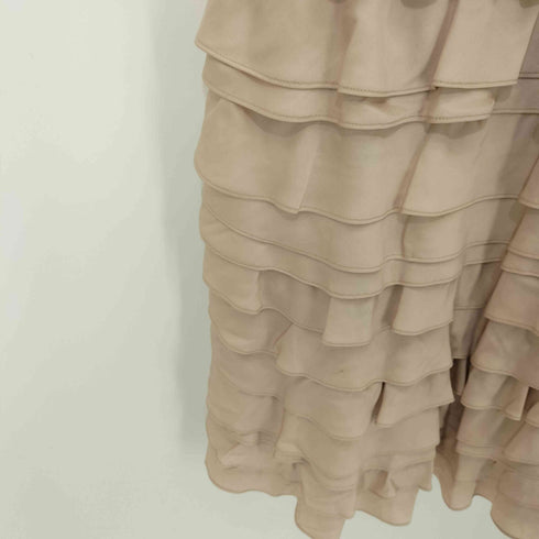 ビーシービージーマックスアズリア BCBG MAXAZRIA USA製 フリルデザイン ノースリーブ ワンピース レディース