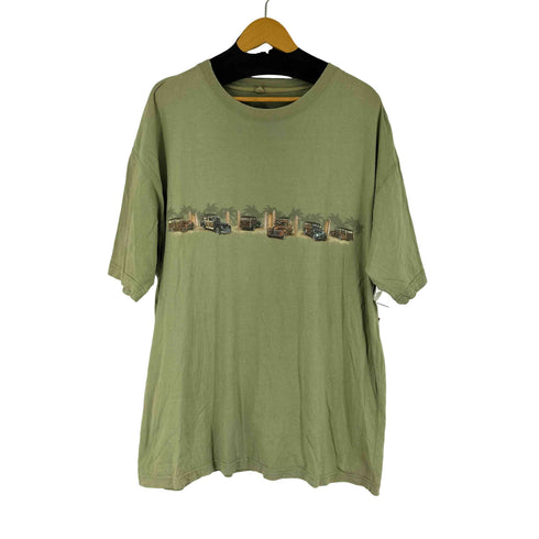 newporl blue 両面プリント S/S Tシャツ メンズ JPN:XXL