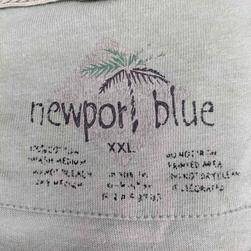 newporl blue 両面プリント S/S Tシャツ メンズ JPN:XXL